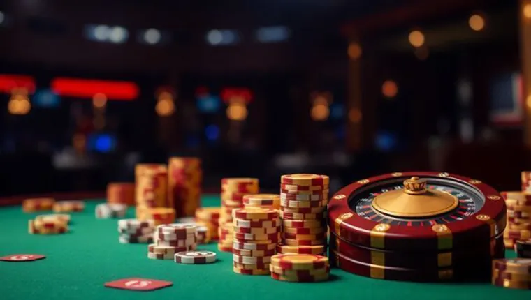 Player making strategic decisions at a live dealer blackjack table at 747.live